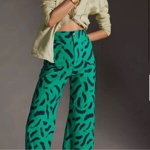 Maeve Colette Printed Crop Pants